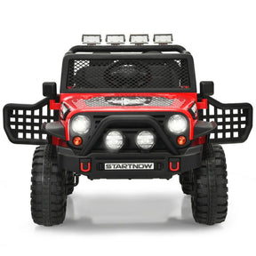 Hikidspace 12V Kids Remote Control Electric  Ride On Truck Car with Lights and Music