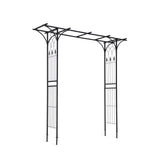 82 x 20.5 Inch Metal Garden Arch for Various Climbing Plant