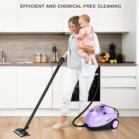 2000W Heavy Duty Multi-purpose Steam Cleaner Mop with 19 Accessories and Child Lock