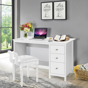 3-Drawer Gaming Computer Office Desk Writing Study Desk for Home