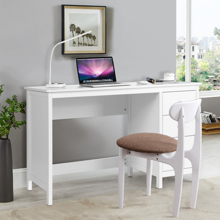 3-Drawer Gaming Computer Office Desk Writing Study Desk for Home