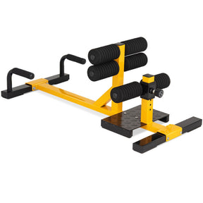 3-in-1 Squat Ab Workout Home Gym Sit-up Machine with 6 Levels Adjustable Height