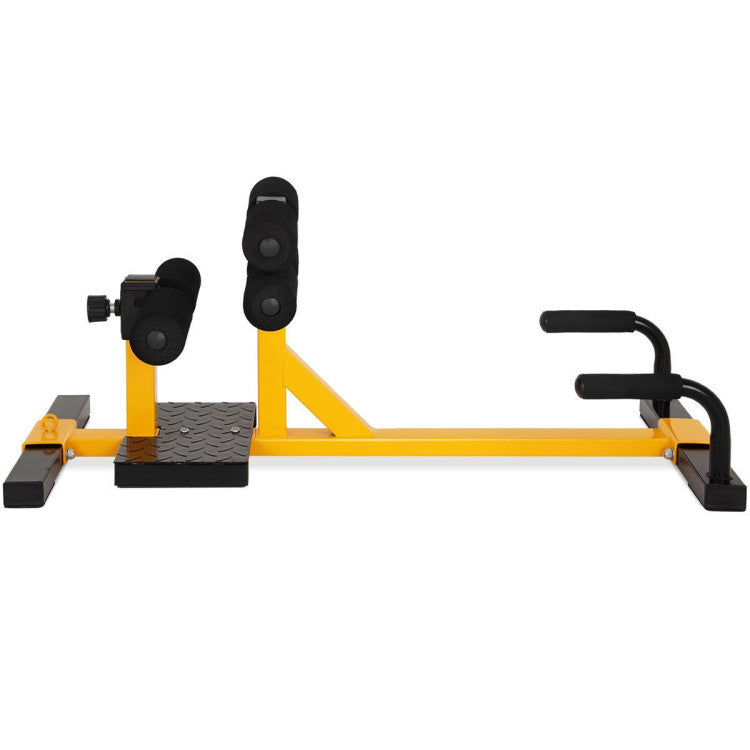 3-in-1 Squat Ab Workout Home Gym Sit-up Machine with 6 Levels Adjustable Height