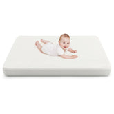 38 x 26 Inch Foldable Dual Sided Baby Mattress Pad with Removable Washable Cover