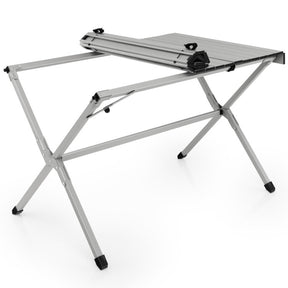 4-6 Person Portable Aluminum Camping Table with Carrying Bag