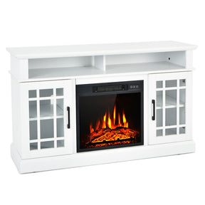 48 Inch Fireplace TV Stand with 18 Inch Fireplace Insert for TVs up to 55 Inch