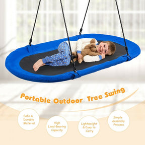 60 Inch Saucer Surf Adjustable Outdoor Tree Kids Swing Set