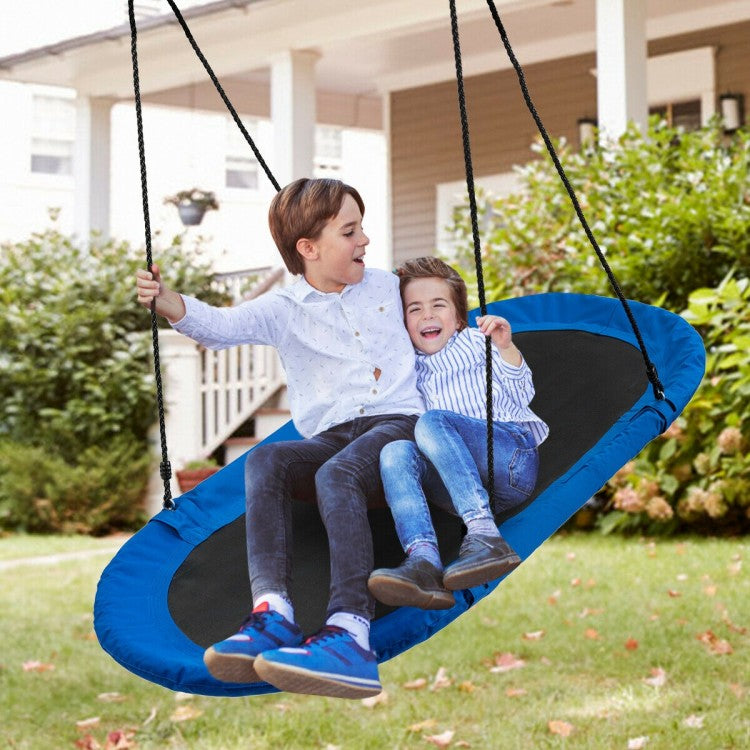 60 Inch Saucer Surf Adjustable Outdoor Tree Kids Swing Set