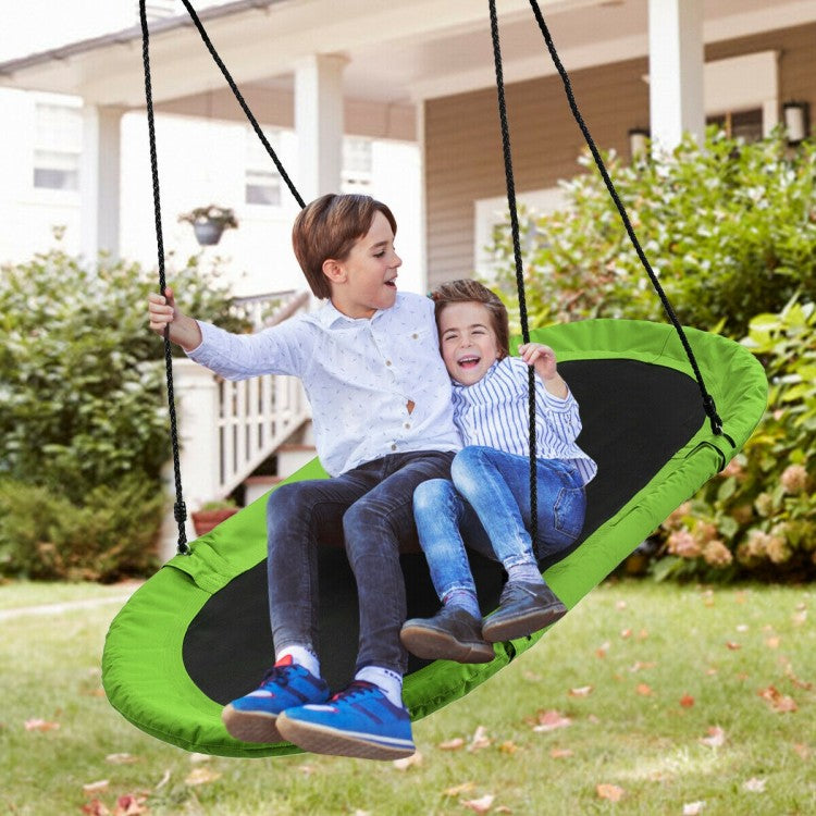 60 Inch Saucer Surf Adjustable Outdoor Tree Kids Swing Set