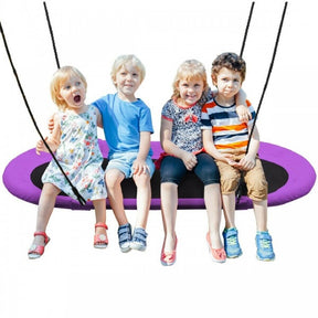 60 Inch Saucer Surf Adjustable Outdoor Tree Kids Swing Set