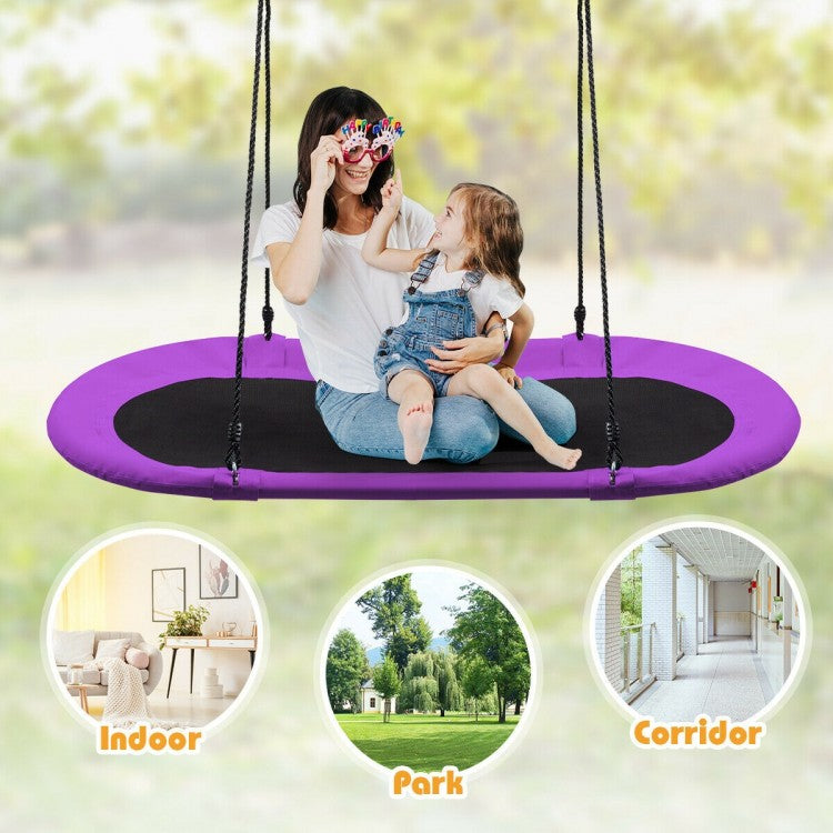 60 Inch Saucer Surf Adjustable Outdoor Tree Kids Swing Set