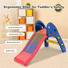 2-step Folding Plastic Toy Slide for Kids