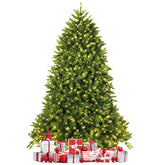 7.5 Feet Artificial Fir Christmas Tree with 700 LED Lights and 8 Illumination Modes