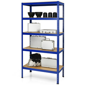 71 inch Heavy Duty Steel Adjustable 5 Level Storage Shelves