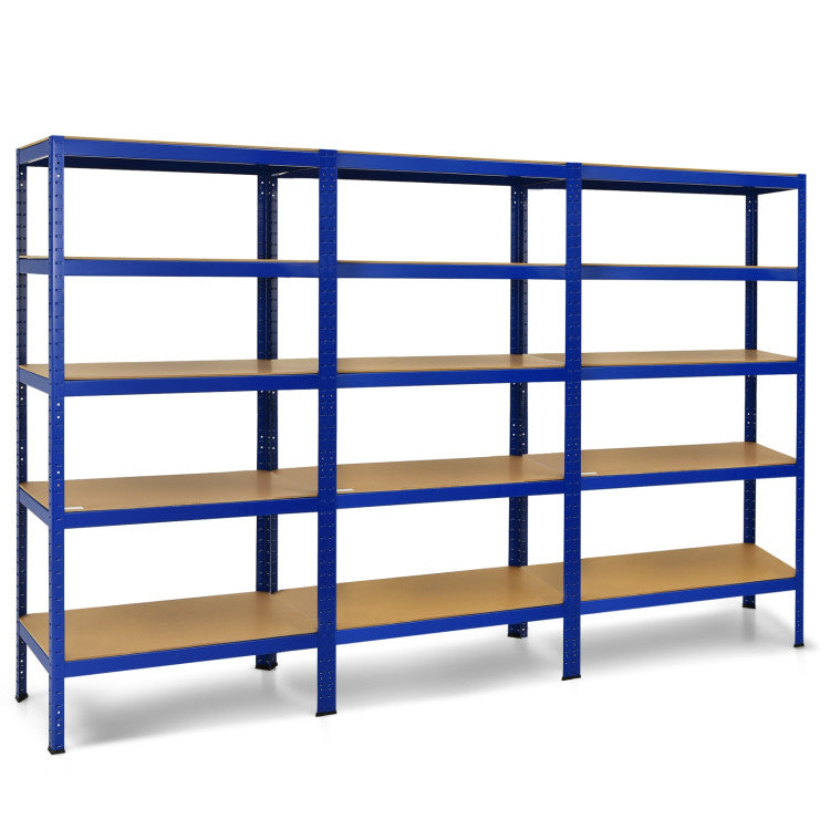 71 inch Heavy Duty Steel Adjustable 5 Level Storage Shelves