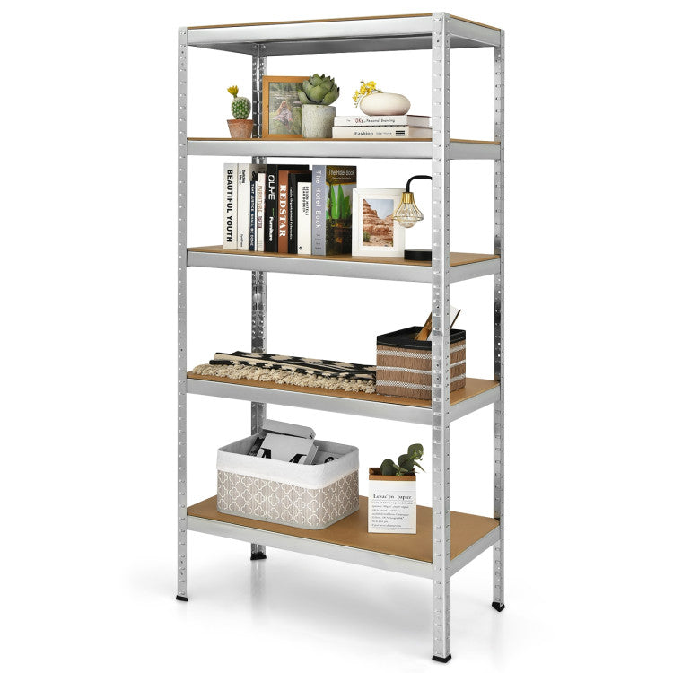 71 inch Heavy Duty Steel Adjustable 5 Level Storage Shelves