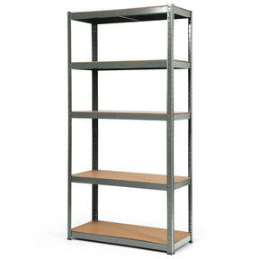 72 Inch Garage Storage Rack with 5 Adjustable Shelves for Books and Kitchenware