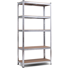 72 Inch Garage Storage Rack with 5 Adjustable Shelves for Books and Kitchenware