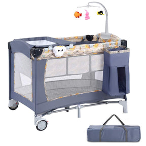 Hikidspace 3-in-1 Portable Baby Crib Sleep Bassinet