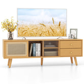 Bamboo TV Stand for up to 65 Inch TVs