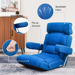 Folding Sofa Chair with 6-position Adjustable Backrest