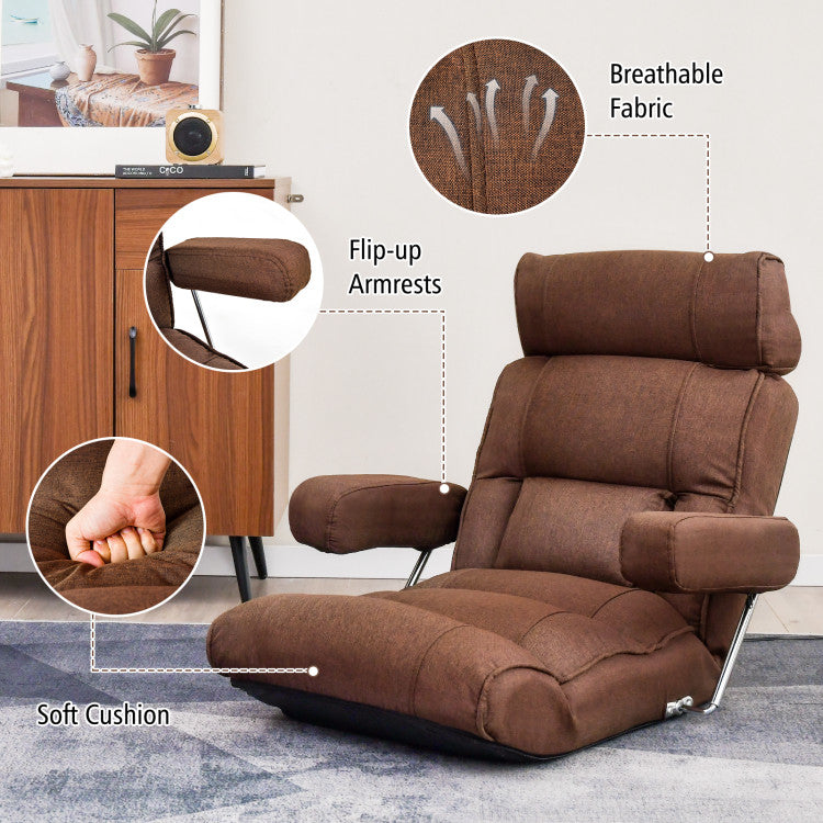 Folding Sofa Chair with 6-position Adjustable Backrest