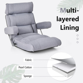 Folding Sofa Chair with 6-position Adjustable Backrest