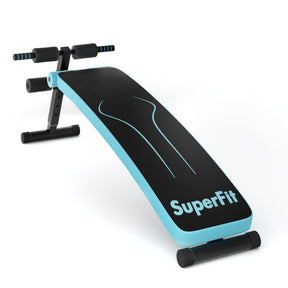 Folding Weight Bench Sit-up Board Workout Slant Bench with Adjustable Height