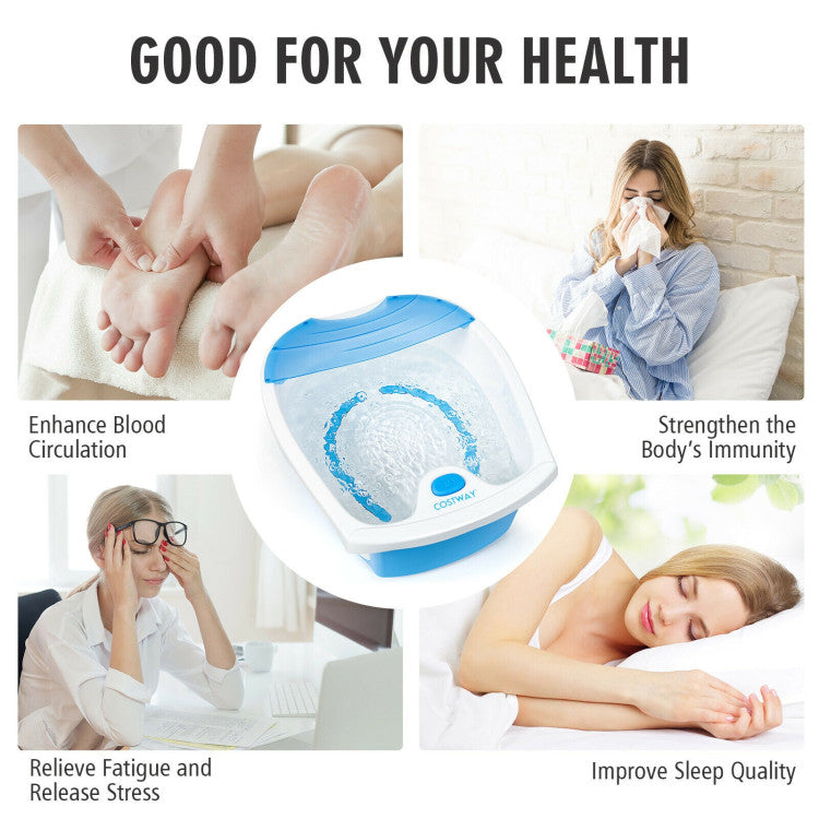 Foot Spa Bath with Bubble Massage and Heating