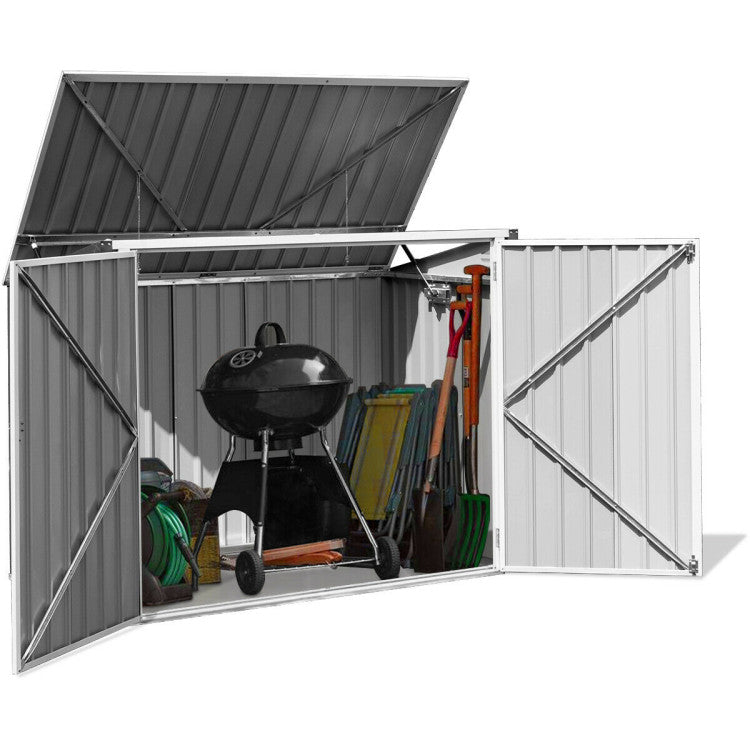 Garden Storage Shed 68 Cubic Feet for Tools and Garbage