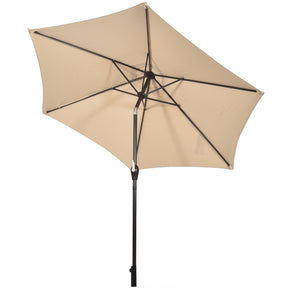 10 Feet Outdoor Patio Umbrella with Tilt Adjustment and Crank