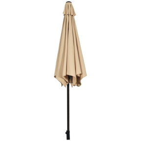 10 Feet Outdoor Patio Umbrella with Tilt Adjustment and Crank