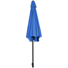 10 Feet Outdoor Patio Umbrella with Tilt Adjustment and Crank