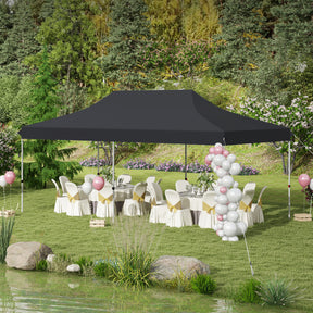 10 x 20 FT Pop-up Canopy Tent with Carrying Bag and Adjustable Heights