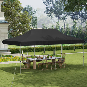 10 x 20 FT Pop-up Canopy Tent with Carrying Bag and Adjustable Heights