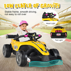 12V Kids Ride on Electric Formula Racing Car with Remote Control and Music