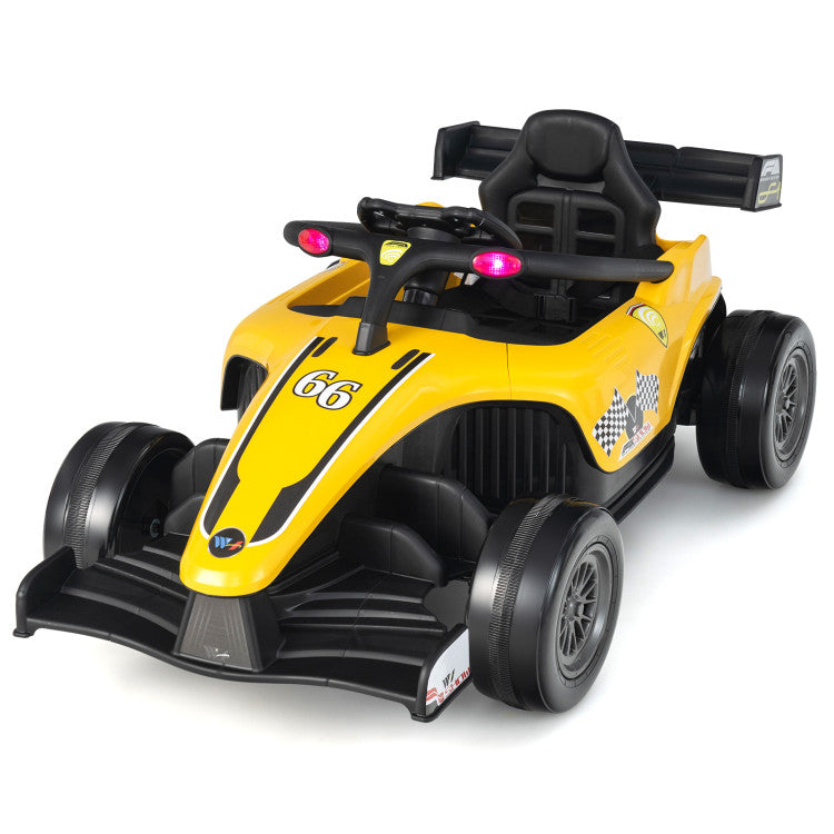 12V Kids Ride on Electric Formula Racing Car with Remote Control and Music