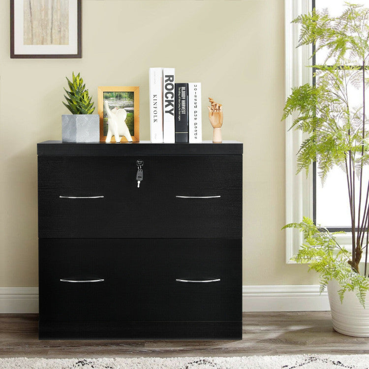 4-Drawer File Cabinet with Adjustable Hinging Bar for Home Office