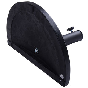 20-inch Outdoor Patio Half Round Umbrella Base for 1.25" - 1.89" Umbrella Pole