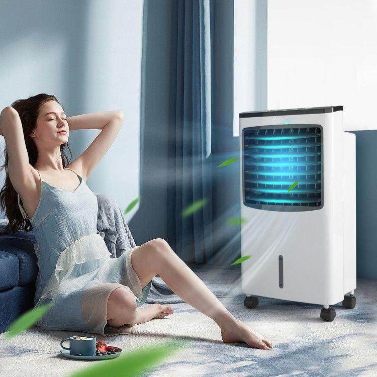 3-in-1 Portable Evaporative Air Conditioner Cooler with Remote Control and Timer