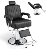 360 Degrees Swivel Salon Hydraulic Barber Chair with Adjustable Headrest and Backrest