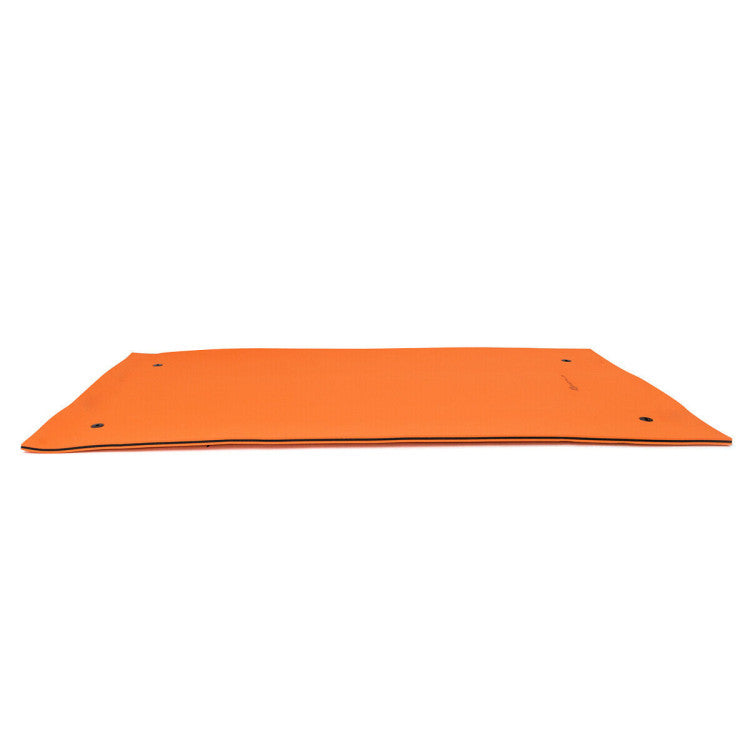 3 Layer Water Floating Pad Foam Mat for 4-6 People Relaxing