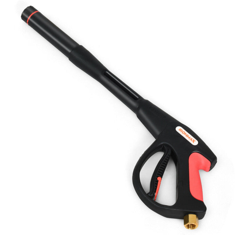 4000 PSI Pressure Washer Gun with 20-Inch Extension Wand Lance for Car and Floor Cleaning