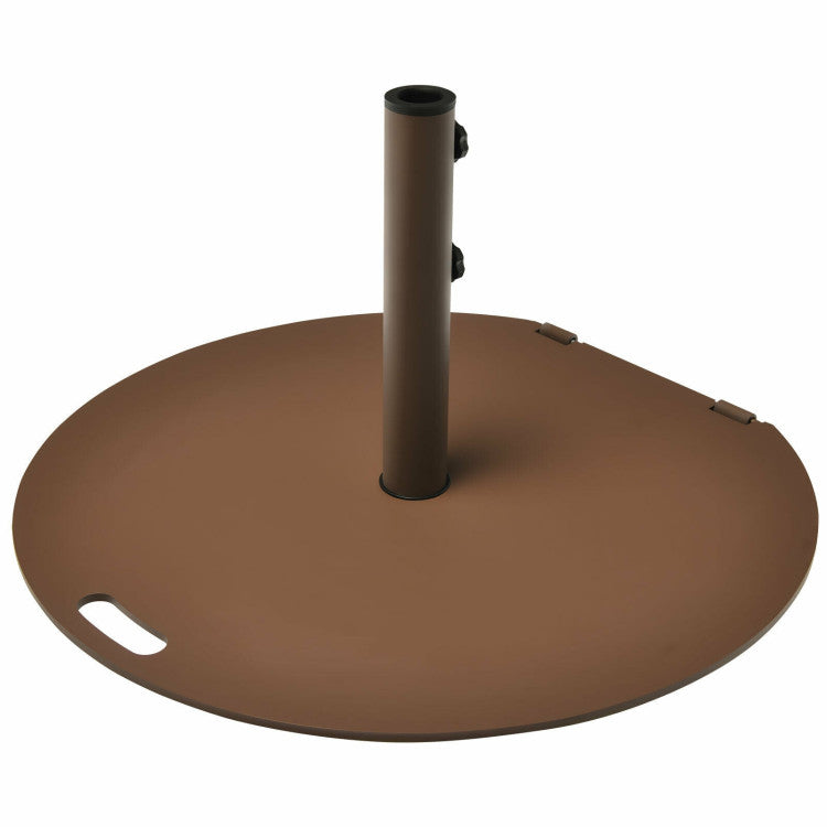 50 lbs Adjustable Umbrella Base Stand with Wheels for Outdoor Patio