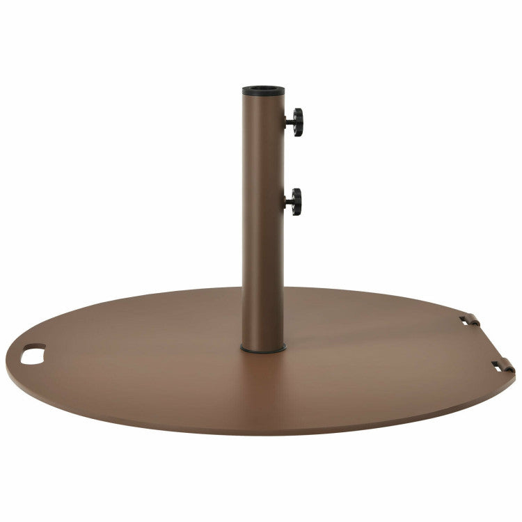 50 lbs Adjustable Umbrella Base Stand with Wheels for Outdoor Patio