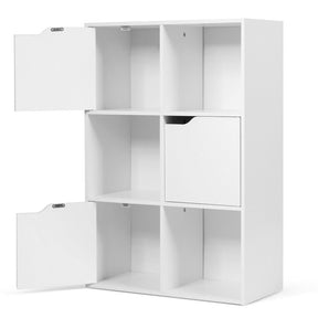 Hikidspace 6/9 Cube Wood Organizer Storage Unit Bookcase for Home and Office