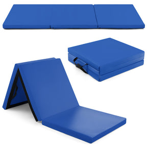 6 x 2 FT Tri-Fold Gym Mat with Handles and Removable Zippered Cover