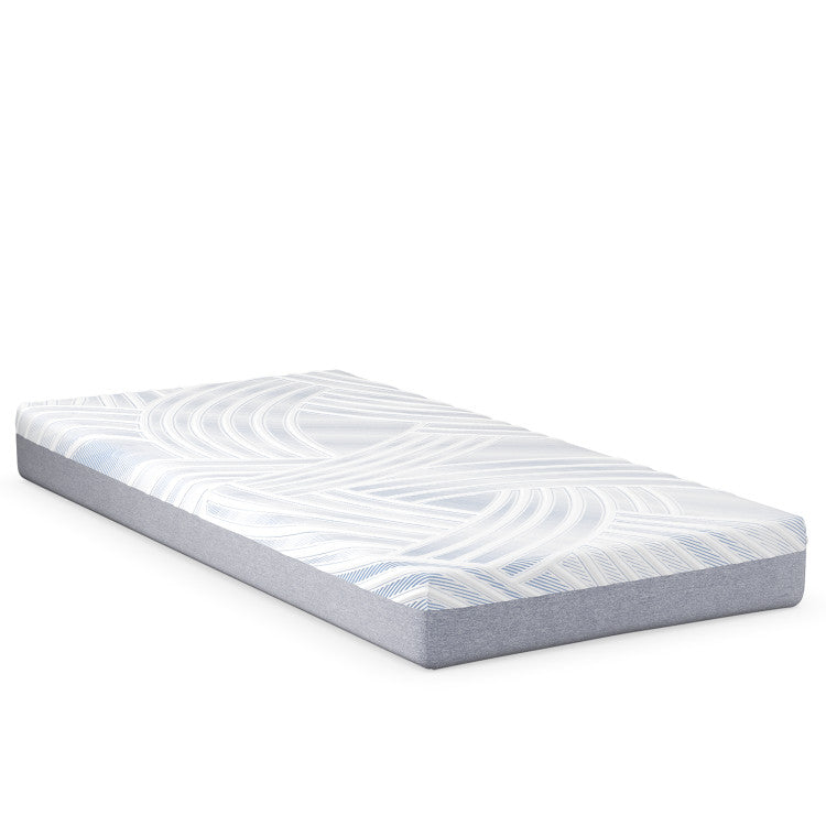 8 Inch Twin XL Cooling Gel Memory Foam Mattress for Adjustable Bed