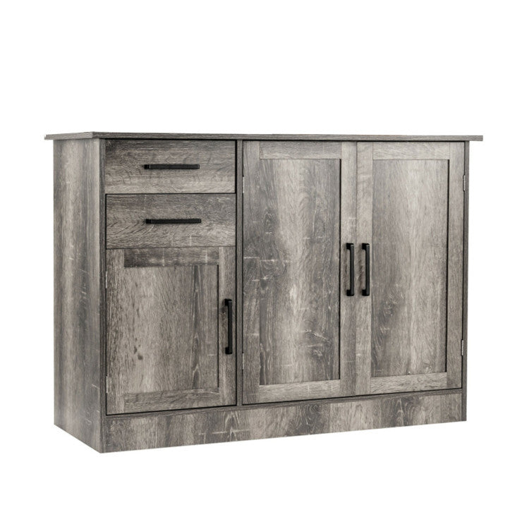 Buffet Sideboards Storage Cabinet with 2-Door Cabinet and 2 Drawers