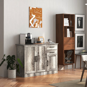 Buffet Sideboards Storage Cabinet with 2-Door Cabinet and 2 Drawers